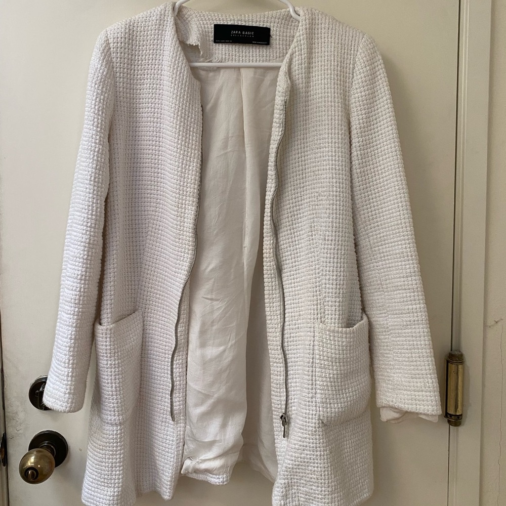 Zara White Coat